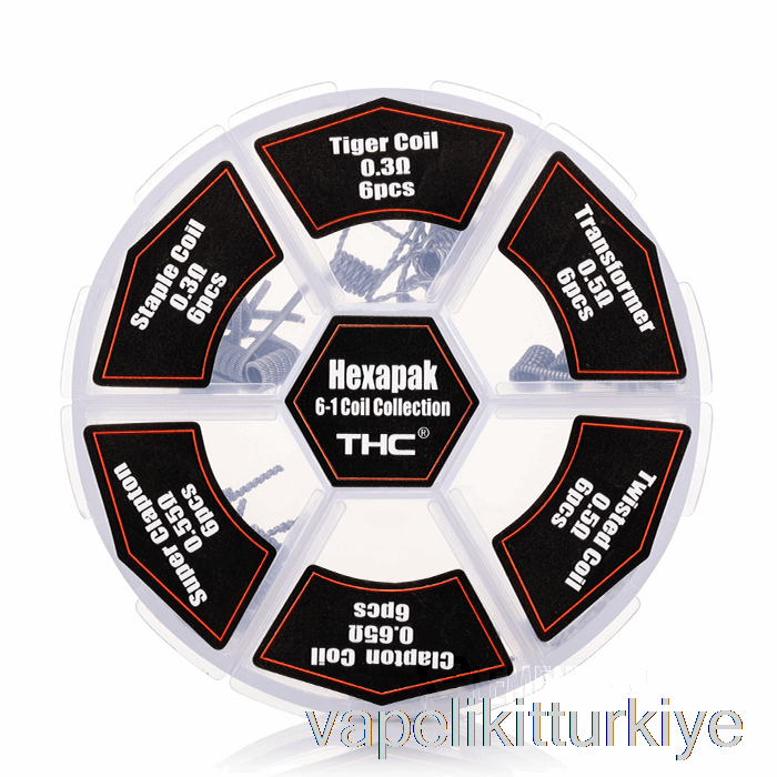 Vape Elektronik Sigara Thunderhead Kreasyonları Hexapack 6'sı 1 Arada Bobin Koleksiyonu 6'sı 1 Arada Paket